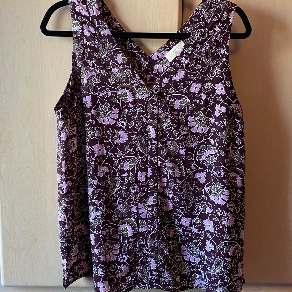 LOFT patterned tank top